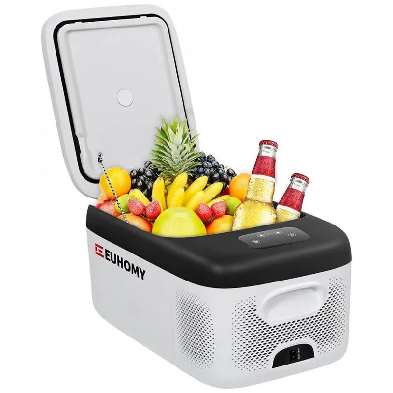 Cooler Eletrico Automotivo Portatil 17 Litros, Euhomy, Branco