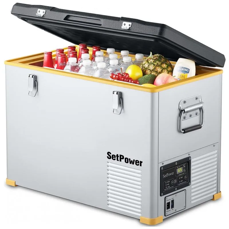 Cooler Eletrico Automotivo Portatil 45 Litros, Setpower Rv45s, Prata