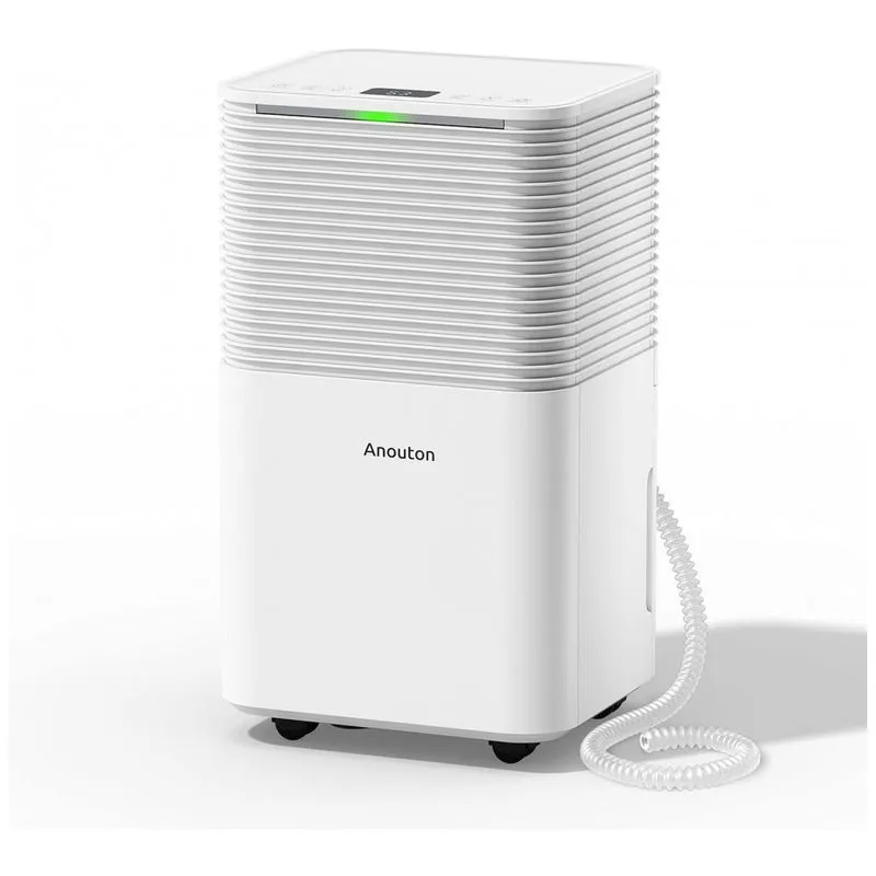 Desumidificador Para Grandes Ambientes 2l Ate 185 M2 Com Controle Inteligente, 110v, Anouton, Branco