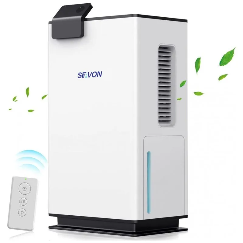 Desumidificador Para Grandes Ambientes 2l Ate 700 M2 Com Controle Remoto E Silencioso, 110v, Seavon, Branco