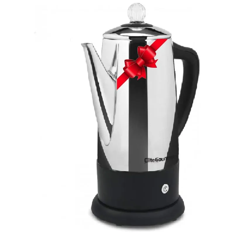 Cafeteira 12 Xicaras Em Aco Inoxidavel, 110v, Elite Gourmet Ec812, Prata