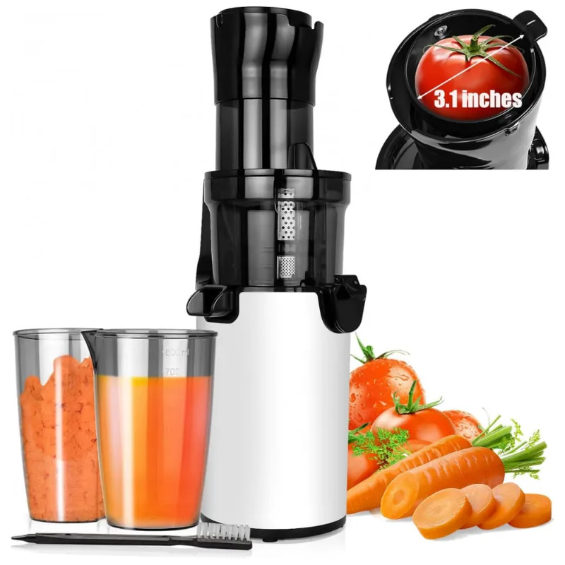 Centrifuga De Frutas Com Processo Lente E Limpeza Pratica, 110v 200w, Lyntorin, Branco
