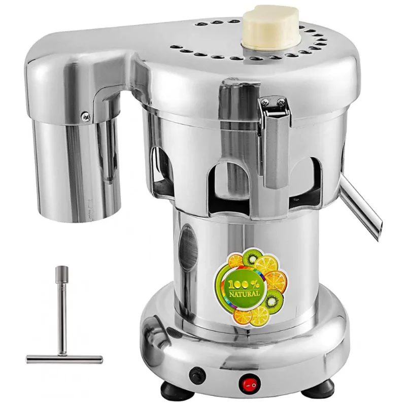 Centrifuga De Frutas E Vegetais Profissional Em Aco Inoxidavel, 110v, Vbenlem, Prata