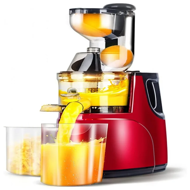 Centrifuga De Frutas Com Extração Lentas E Motor Silencioso, 110v Overtwice, Vermelho
