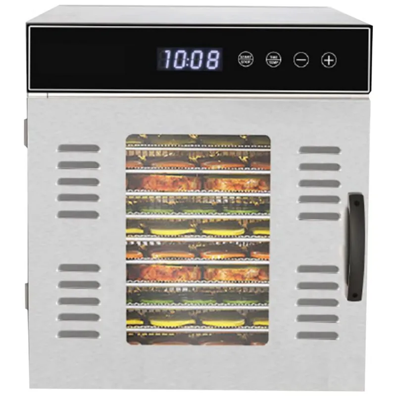 Desidratador De Alimentos Com 14 Bandejas Em Aco Inoxidavel, 110v 1000w, Nutrichef
