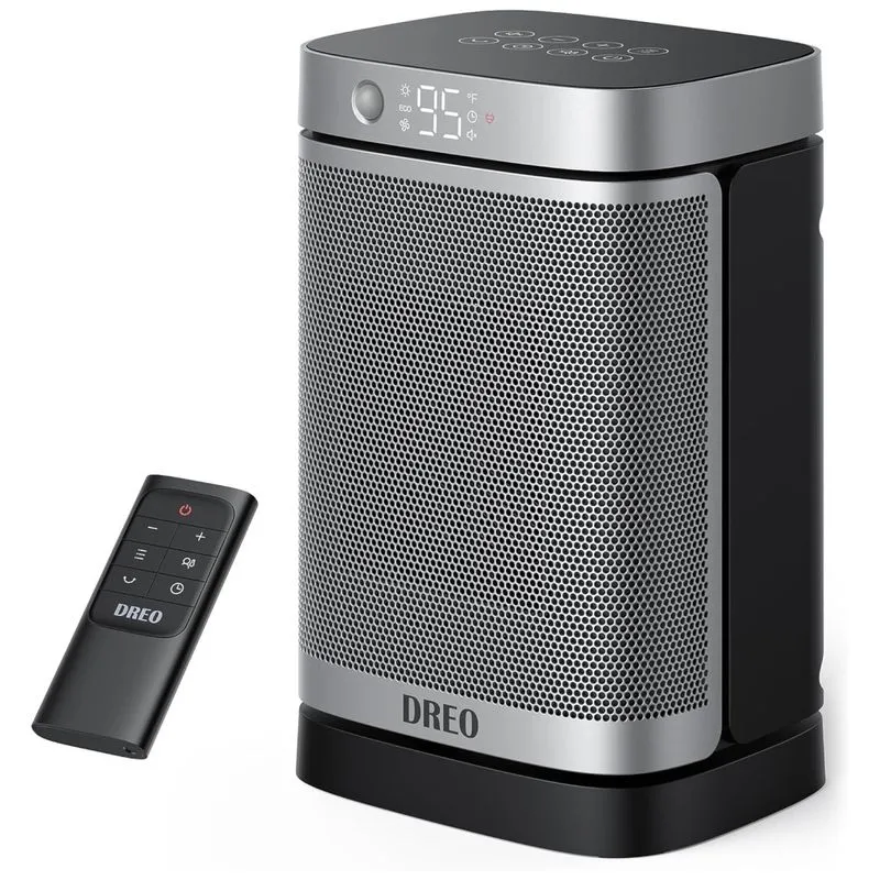 Aquecedor Eletrico Com Tela De Led E Sensor De Movimento, 1500w 110v, Dreo, Preto