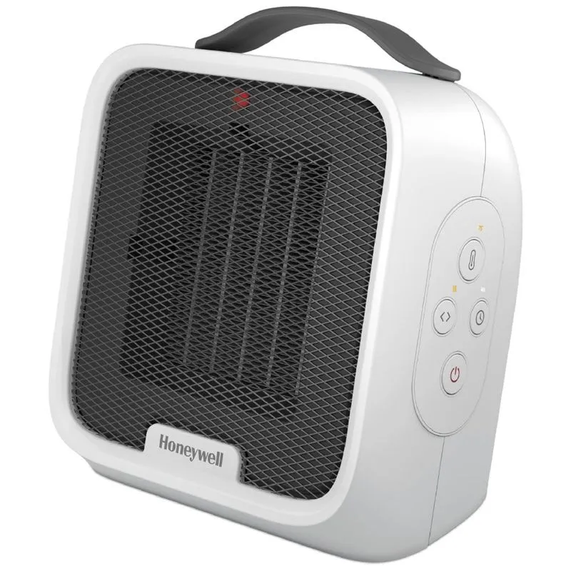 Aquecedor Eletrico De Ceramica Para Espacos Pequenos, 110v, Honeywell Heat, Branco