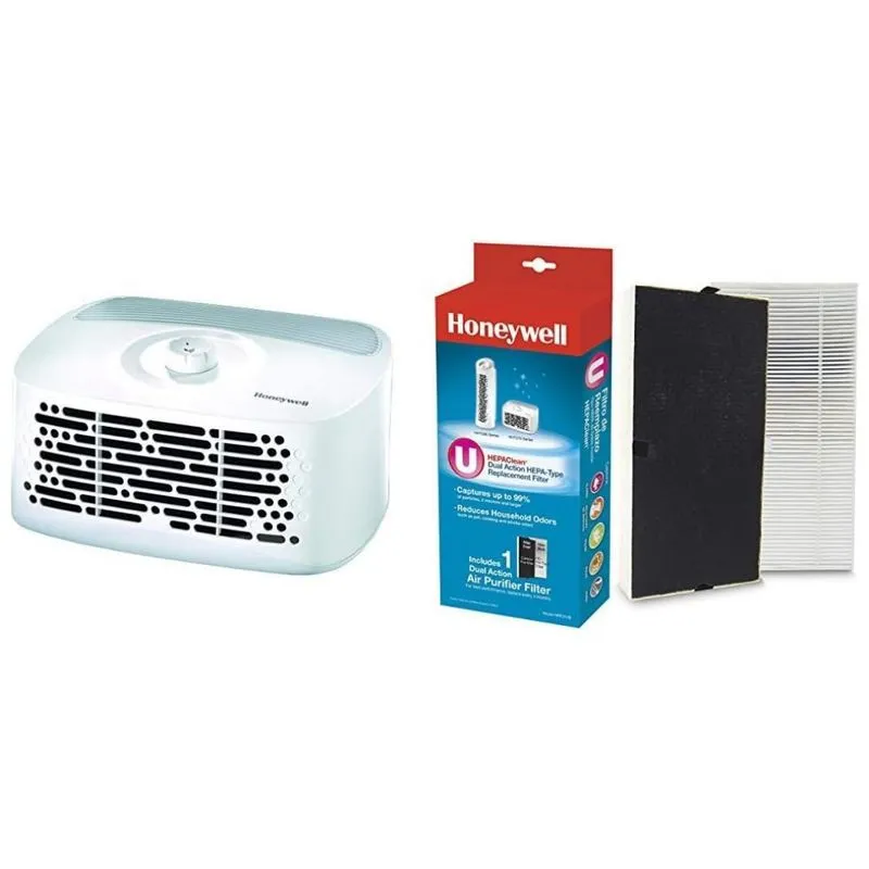 Purificador De Ar Ambiente Com Filtro De Substituicao Honeywell Hepaclean U Hrf201b, 110v, Branco