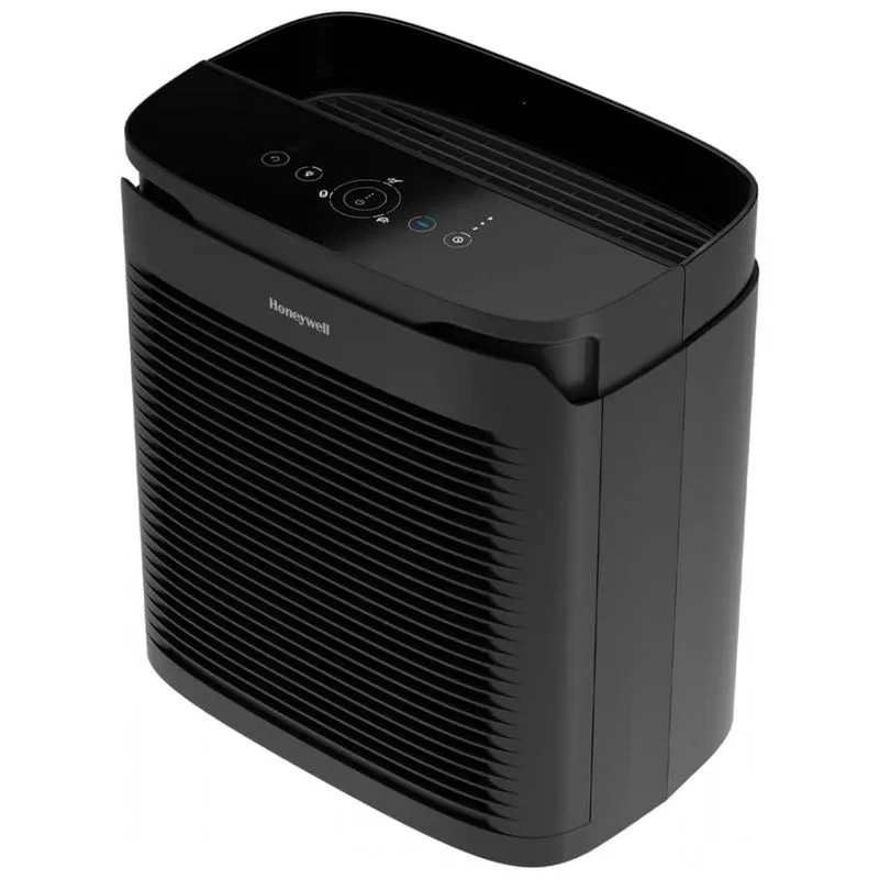 Purificador De Ar Com Filtro Hepa Para Salas Medias, Grandes, 110v Honeywell, Preto