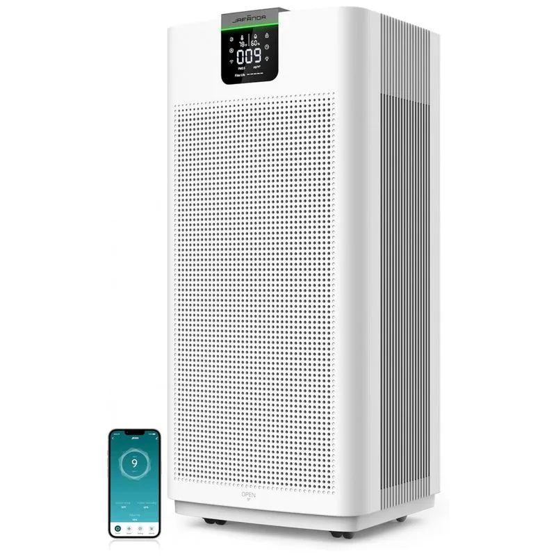 Purificador De Ar Com Filtro Hepa H13 Para Grandes Ambientes Ate 425 M2, 110v, Jafanda Jf999 , Branco