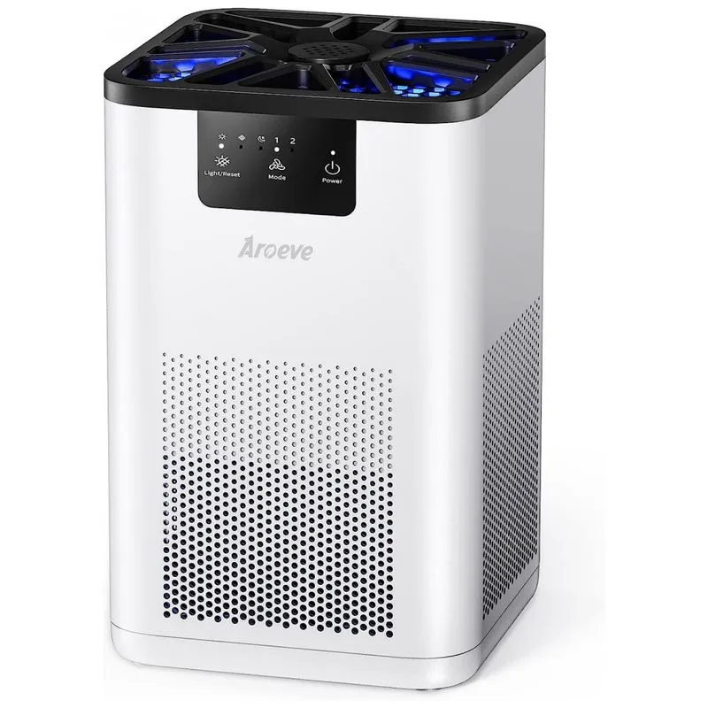 Purificador De Ar Com Filtro Hepa H13 Para Espacos De 20 M2, 110v, Aroeve, Branco