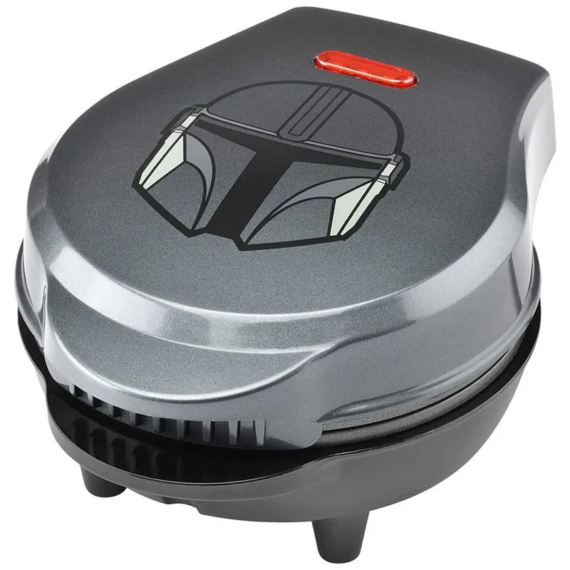 Maquina De Waffle, 600w 110v, Star O Mandalorian, Prata