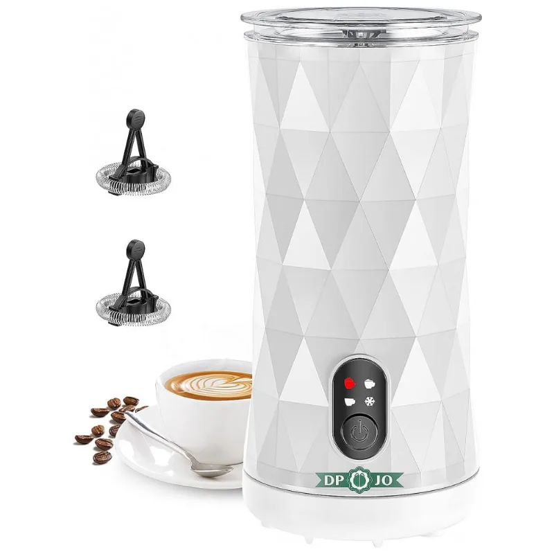 Espumador De Leite Eletrico 4 Em 1 Com Desligamento Automatico, 110v, Dpjo, Branco