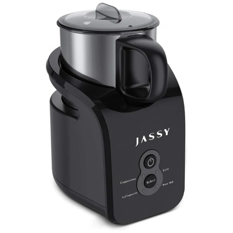 Espumador De Leite Eletrico 300 Ml 4 Em 1 Com Modo Automatico, 110, Jassy, Preto