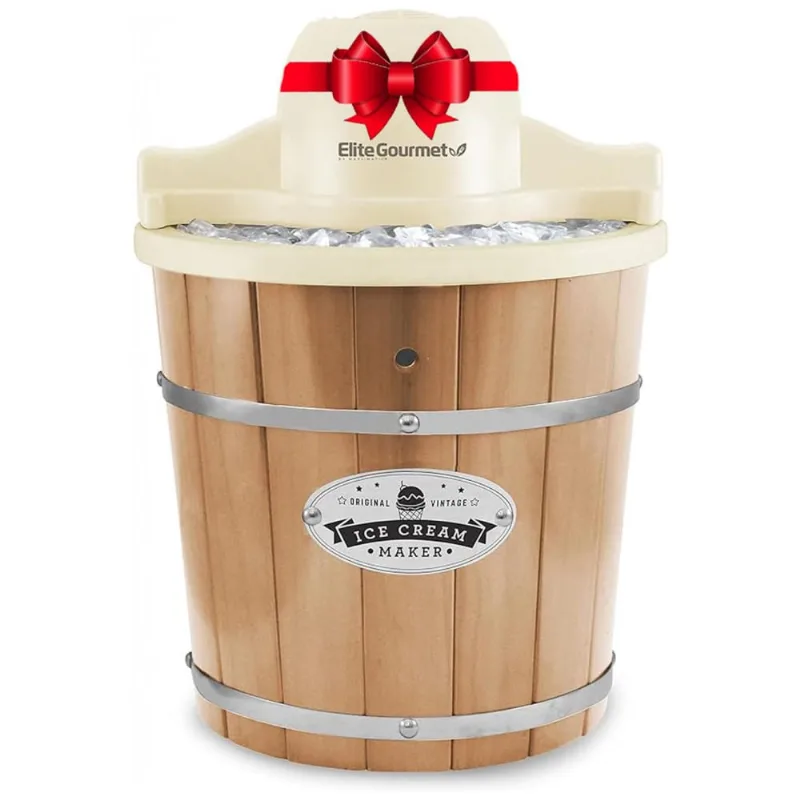 Maquina De Sorvete Capacidade 4l, 50w, Elite Gourmet, Creme