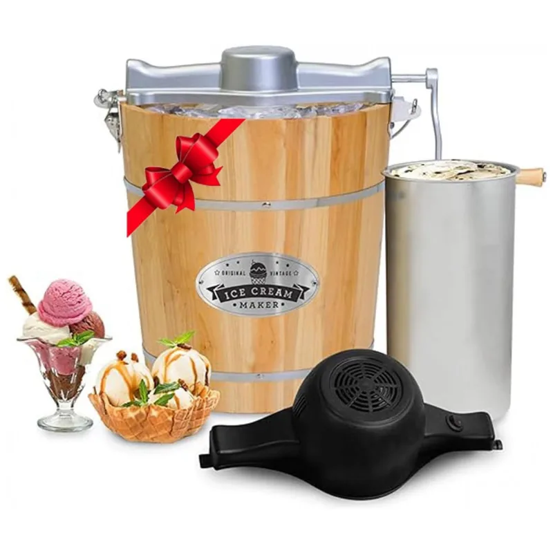 Maquina De Sorvete Capacidade 4l, 110v 50w, Elite Gourmet Eim402, Marrom