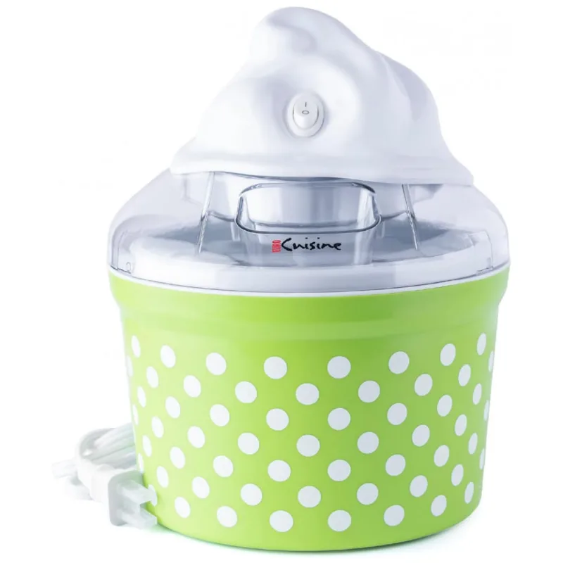 Maquina De Sorvete Manual Capacidade 1,5l, 110v 15w, Euro Cuisine, Verde