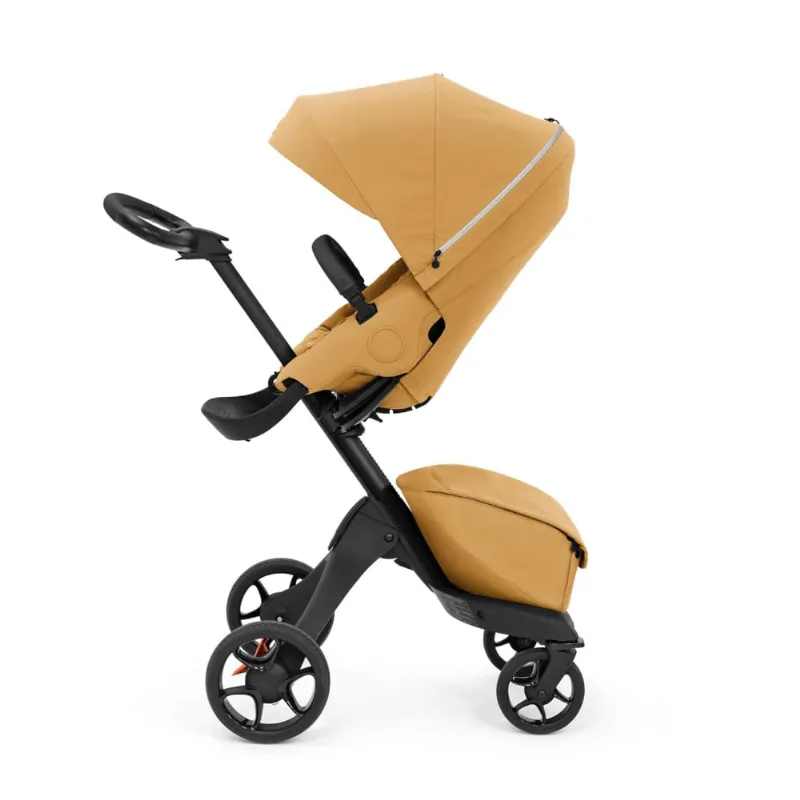 Carrinho De Bebê Ajustável E Com Dobra Prática De Uma Mão, Stokke, Preto