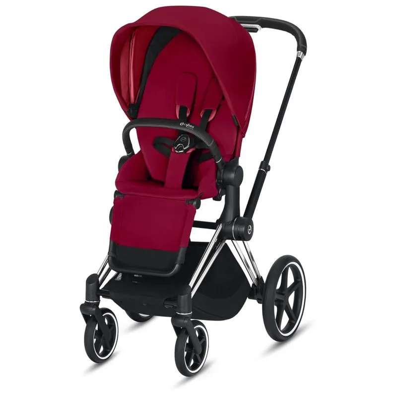 Carrinho De Bebê Completo Para Passeio Com Suspensão Suave, Cybex Priam 3, Rosa
