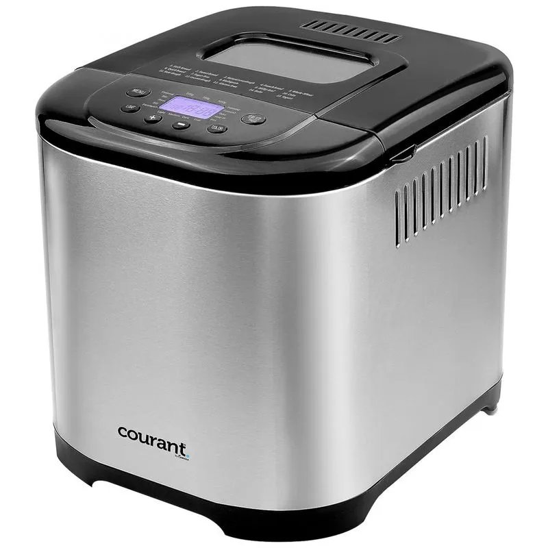 Panificadora Automatica Com 15 Predefinicoes 3 Tamanhos De Pao, 110v, Courant, Prata