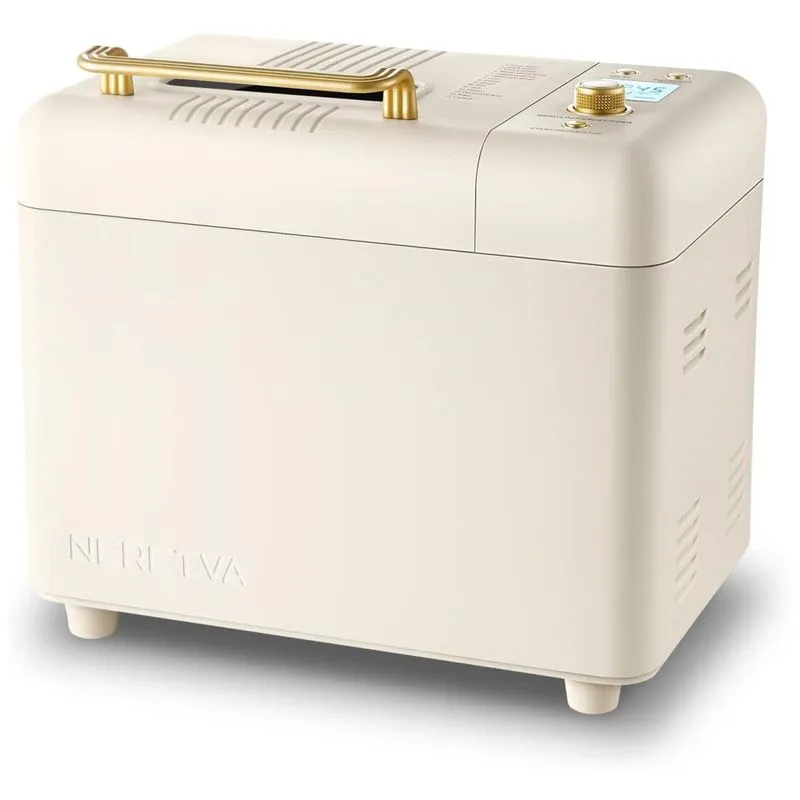Panificadora Automática 15 Em 1 Com Dispensador De Nozes E 3 Tamanhos De Pão, 220v 600w, Neretva, Bege
