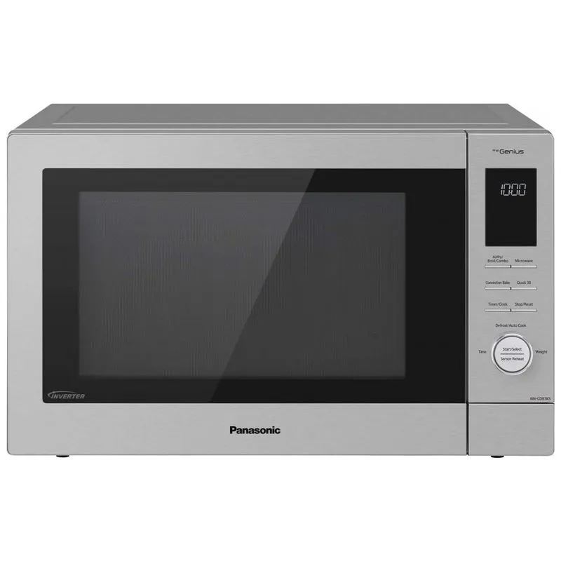 Micro Ondas De Bancada Em Aco Inoxidavel 33l Com 6 Programas, 110v 1000w, Panasonic, Prata