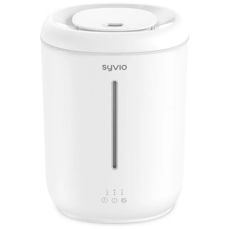 Umidificador Para Grandes Ambientes 2,8l De Capacidade Com Desligamento Automatico, Bivolt, Syvio, Branco