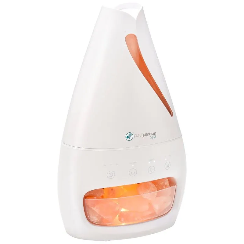 Umidificador Ultrassonico 3 Em 1 Com Aromaterapia E 2 Velocidades, 110v, Pureguardian, Branco