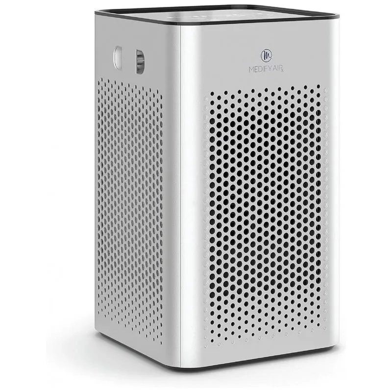 Purificador De Ar Com Filtro Hepa H13 E 3 Velocidades, Cobertura 46 M2, 110v, Medify Ma25, Prata