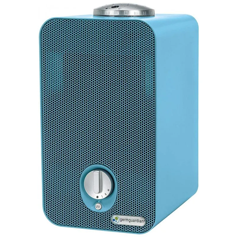 Purificador De Ar Com Filtro Hepa 4 Em 1 Com Luz Noturna, 110v, Germguardian, Azul
