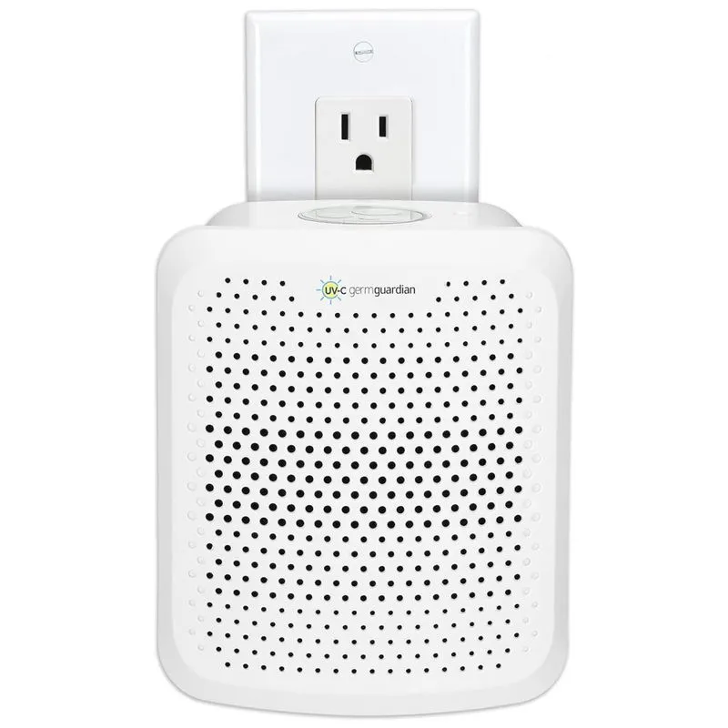 Purificador De Ar Conectavel Com Luz Noturna Uv, 110v, Germguardian Ac225w, Branco
