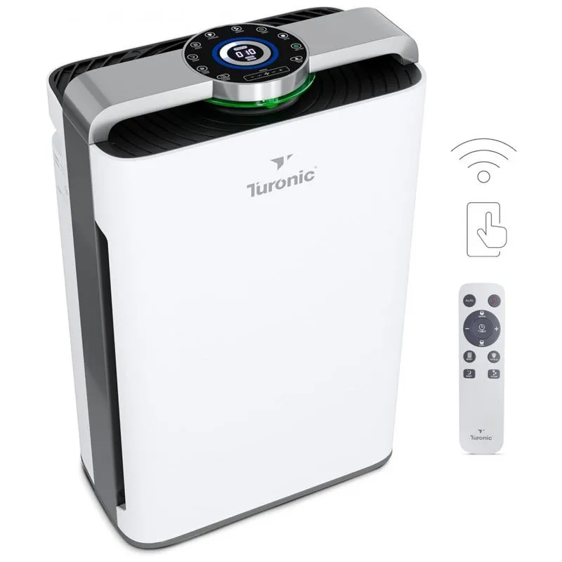 Purificador De Ar Com Filtro Hepa Com 8 Estagios, Cobertura 232 M2, 110v, Turonic, Branco