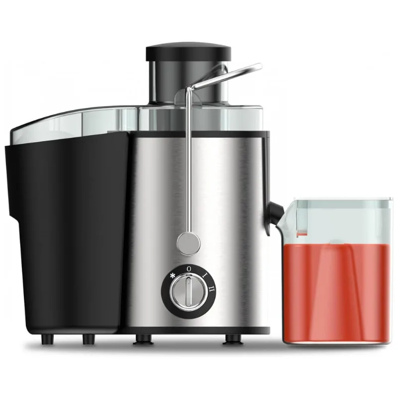Centrifuga De Frutas Com 2 Velocidades E Função Anti Gotejamento, 110v, Elikidsto, Prata