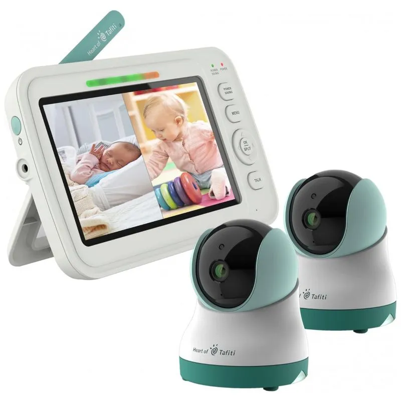 Babá Eletrônica Com Câmera E Áudio Sem Wi Fi E Ativação Vox, 110v, Heart Of Tafiti Ht55355p, Verde