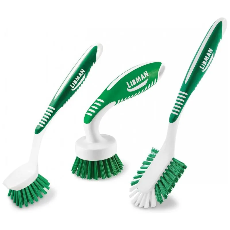Kit De 3 Escovas De Limpeza Para Uso Doméstico, Libman