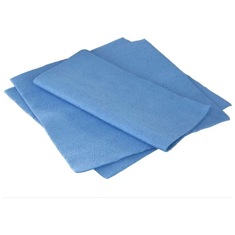 Pano De Limpeza De Microfibra, Lavável E Reutilizável, 3 Un, Quickie, Azul