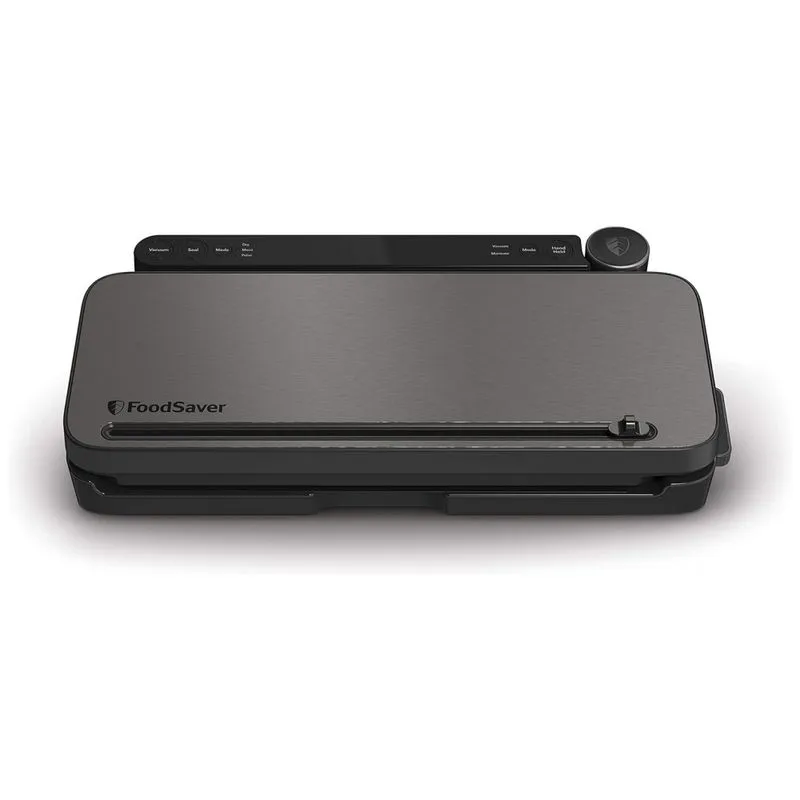 Seladora A Vácuo Automática Para Alimentos Secos E Úmidos Com Sacos Seladores E Rolo, 110v, Foodsaver, Preta