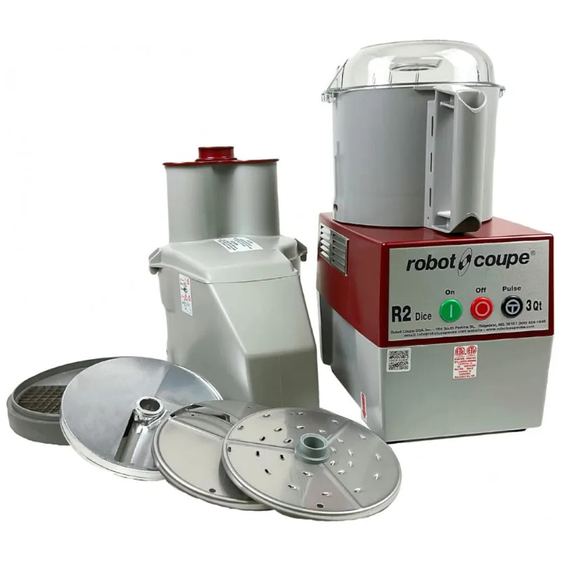 Processador De Alimentos Programável 3 Litros Com Tigela De Policarbonato, 110v 1200w, Robot Coupe R2, Cinza