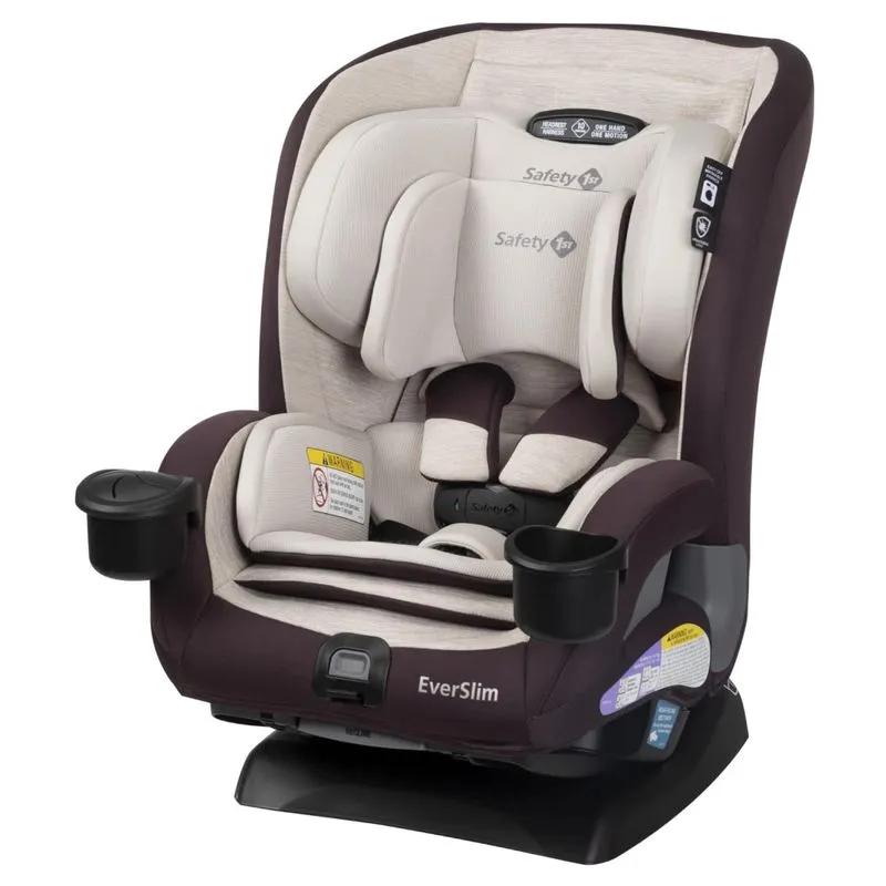 Cadeira De Bebê Para Carro Conversível Tudo Em Um Com 4 Modos De Uso, 2 A 45 Kg, Safety 1st Everslim Dlx, Marrom