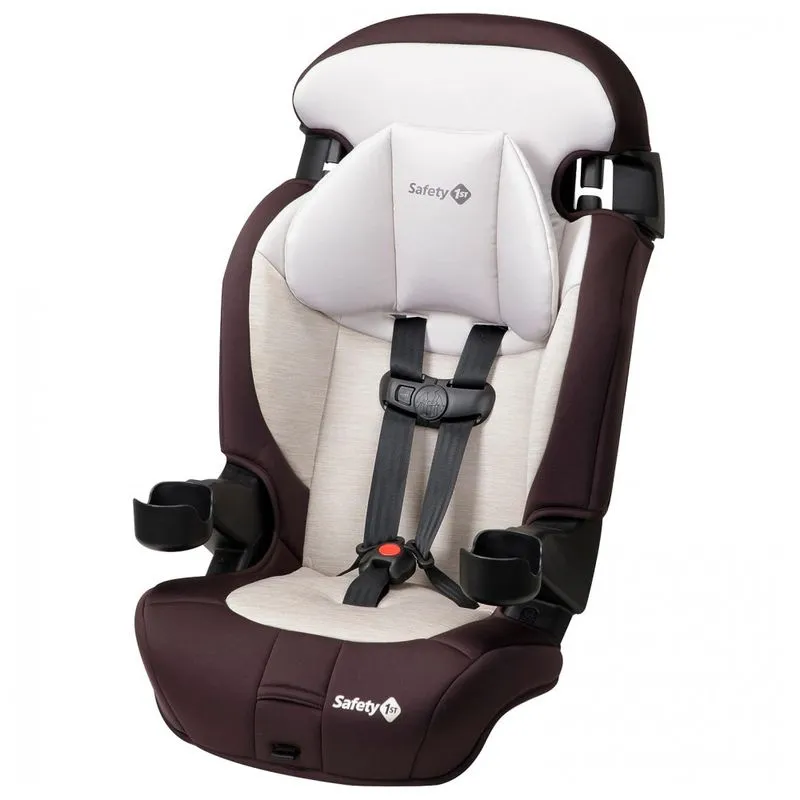 Assento Infantil Com Apoio Para Carro 2 Em 1 Com Cinto Reforçado, 13 A 54 Kg, Safety 1st Grand, Marrom
