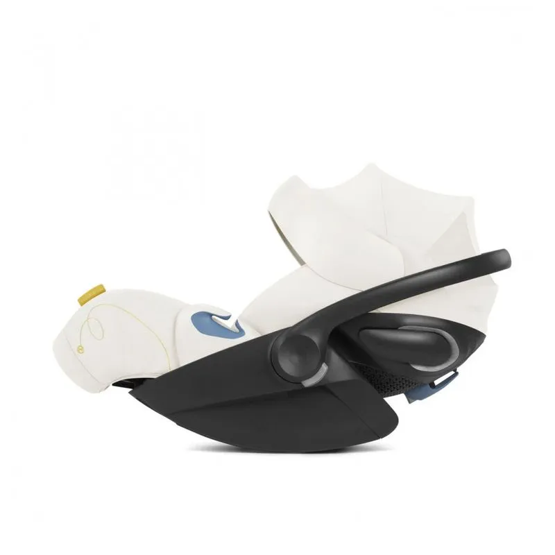 Cadeira De Bebê Para Carro Com Base Anti Rebote E Proteção Lateral, Cybex Cloud G, Bege
