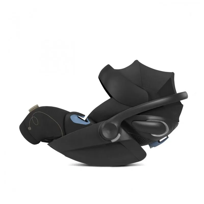 Cadeira De Bebê Para Carro Com Base Anti Rebote E Proteção Lateral, Cybex Cloud G, Preta