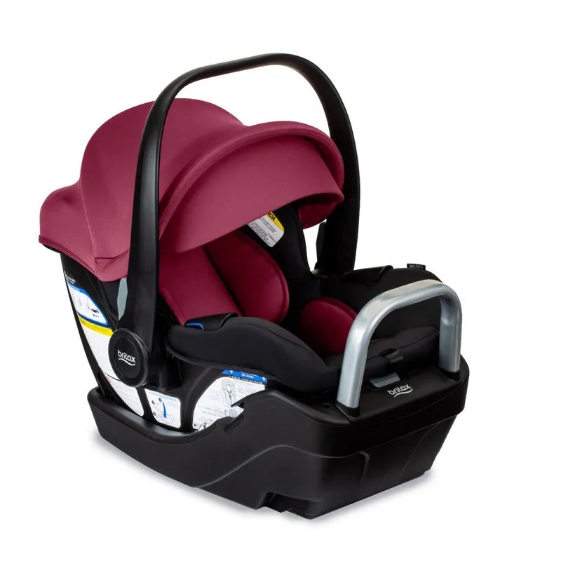 Cadeira De Bebê Para Carro Britax Willow S Com Base Alpine, Vermelho Ruby Onyx