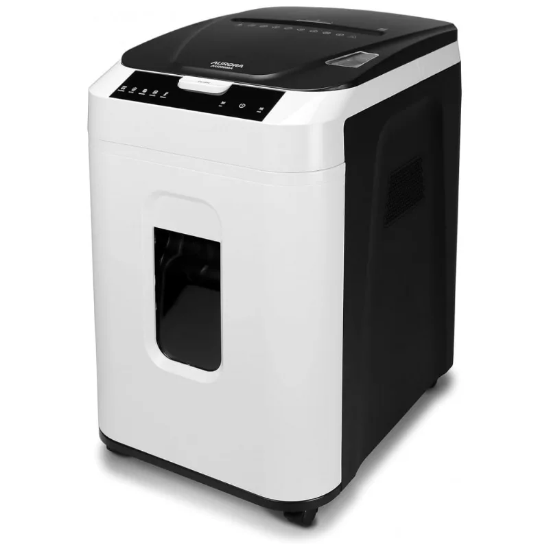 Fragmentadora De Papel Até 200 Folhas Com Alimentação Automática, 60 Min, 110v, Aurora Classe, Branca