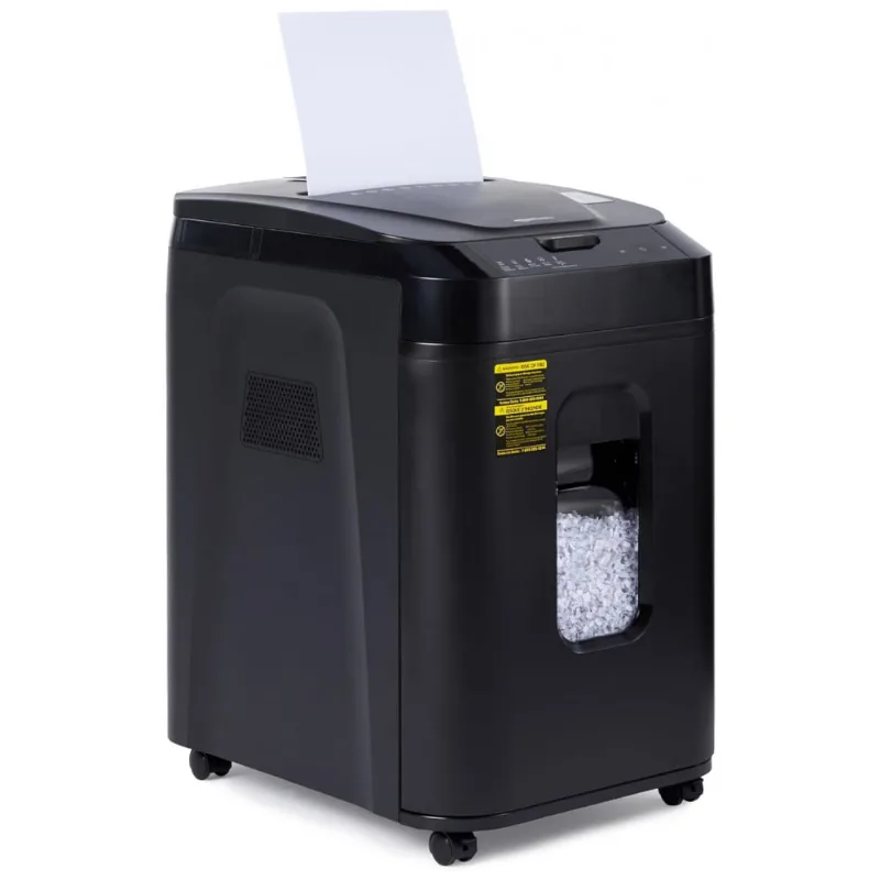 Fragmentadora De Papel Com Alimentação Automática De 150 Folhas, 110v, Amz, Preta