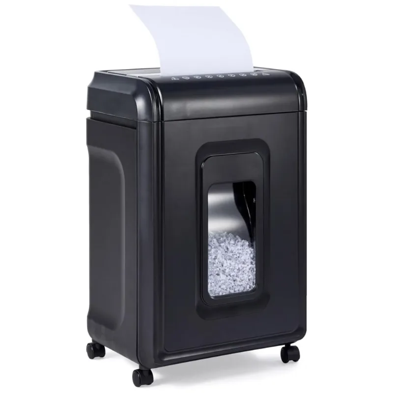 Fragmentadora De Papel E Cartões 18 Folhas Com Micro Corte, 110v, Amz, Preta