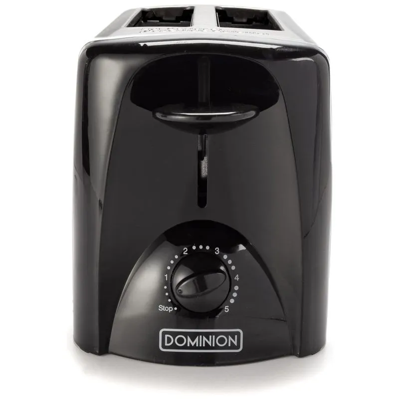 Torradeira Elétrica 2 Fatias Com Desligamento Automático, 110v 900w, Dominion, Preto