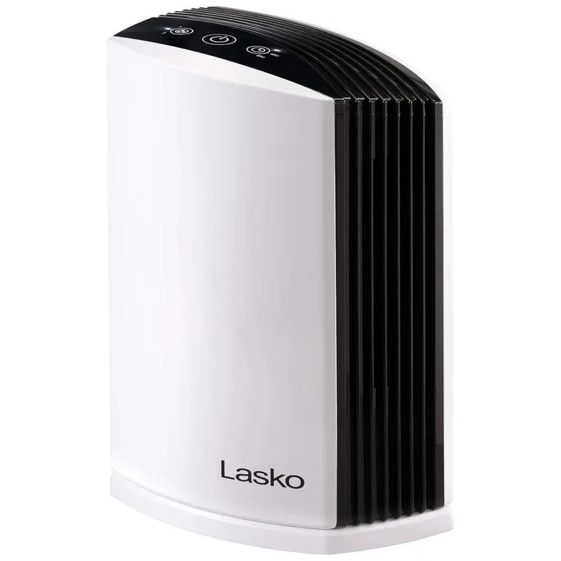 Purificador De Ar Com Temporizador E Filtro Hepa, Filtragem De 2 Estágios, Lasko Lp200, Branco