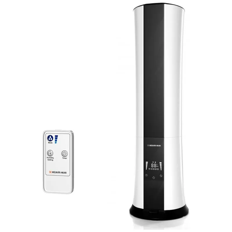 Umidificador Ultrassônico 6,5l Com Controle Remoto E Bandeja De Óleo Essencial, Mizukata Hikari, Branco