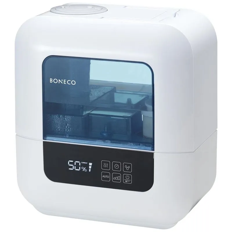 Umidificador Ultrassônico 15l De Névoa Variável Com Modo De Autolimpeza E Display Digital, Boneco U700, Branco